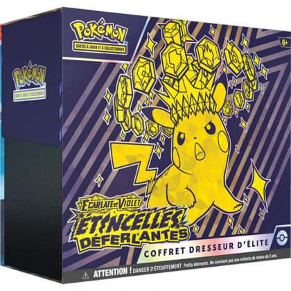 Pokémon - ETB Coffret Dresseur d'Elite - EV08 Ecarlate et Violet - Étincelles Déferlantes