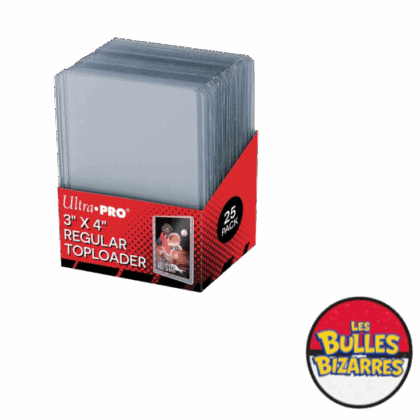 1 Toploader 3x4" Transparent Regular Ultra Clear Par 25