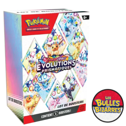 Bundle Pokémon Évolution Prismatique 6 boosters