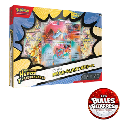 Coffret ME2.5 - Méga-Évolution – Héros Transcendants – Méga‑Aligatueur‑ex