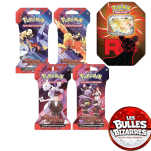 Bundle Pokémon Pokébox Team Rocket (illustration aléatoire) + Artset Blister EV10