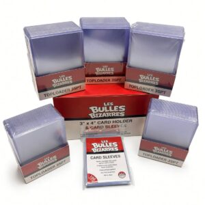 Pack de 100 toploader et de 100 sleeves - les bulles bizarres